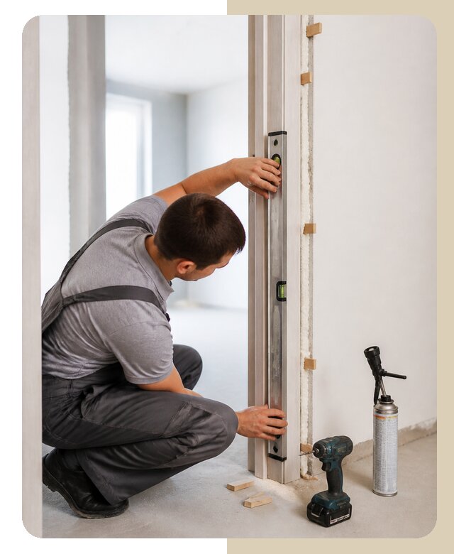 Установка дверной коробки в Полысаеве от 3599 р. | ДвериЛегко-Плс